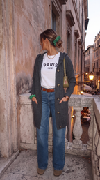 Aura | Chaqueta larga con capucha