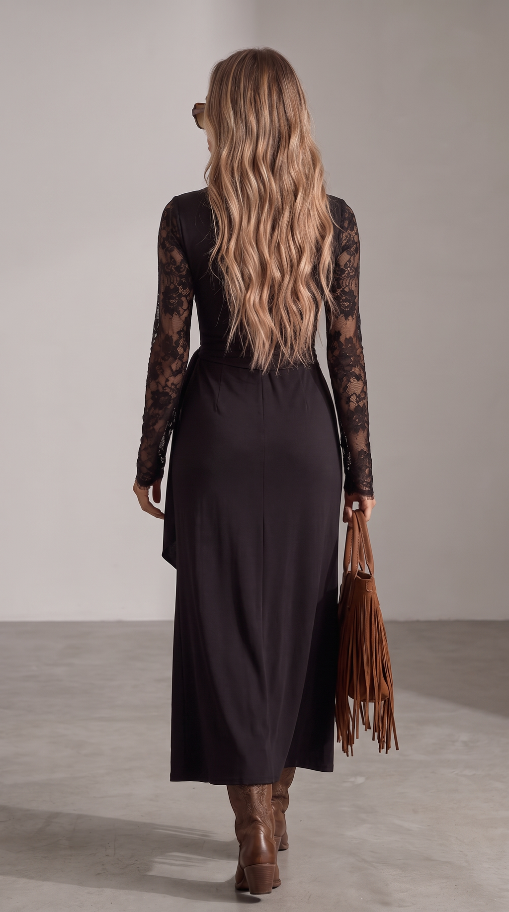 Aitana | Vestido largo de encaje