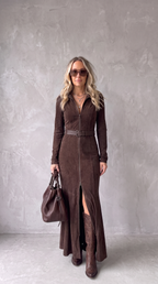 Camila | Vestido Chocolate