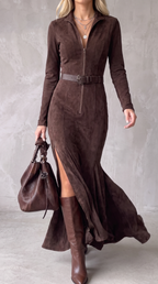 Camila | Vestido Chocolate