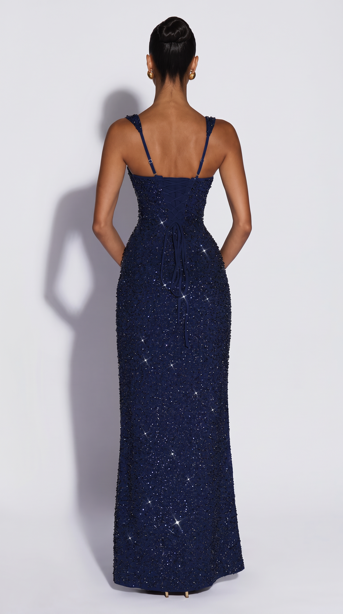 Aura | Vestido Largo de Fiesta Brillante