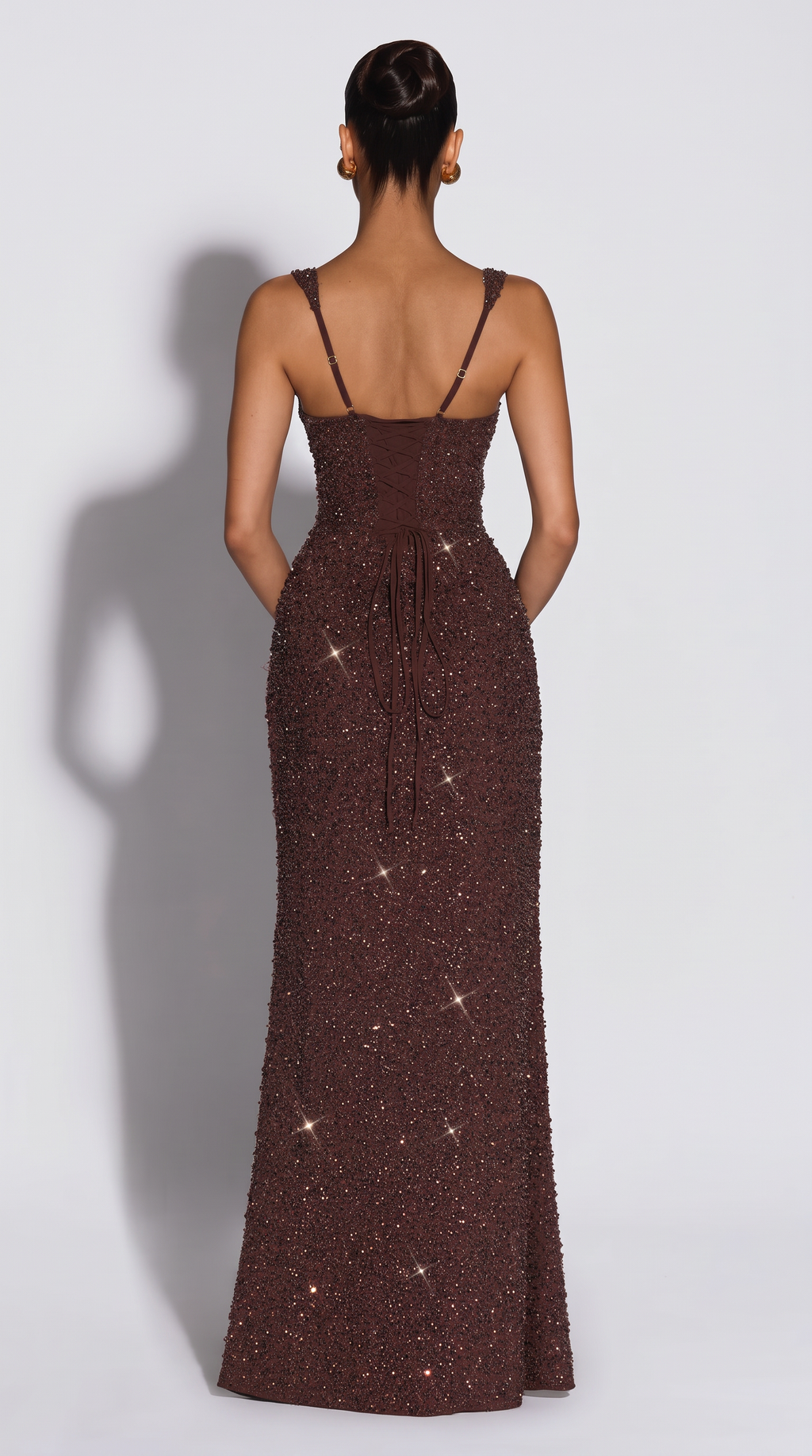 Aura | Vestido Largo de Fiesta Brillante