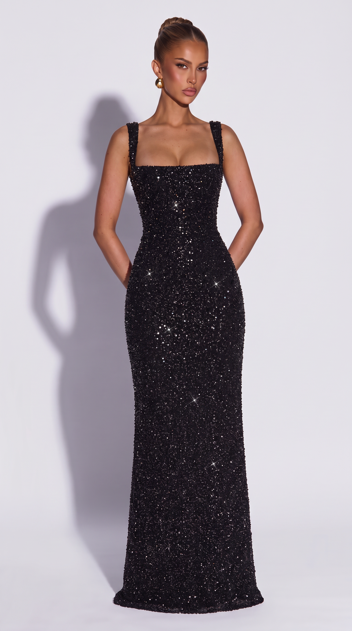 Aura | Vestido Largo de Fiesta Brillante