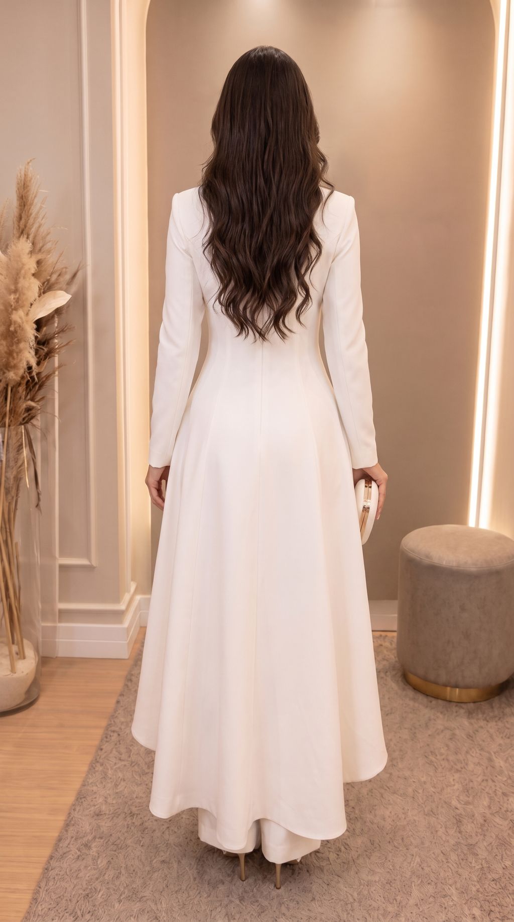 Alessia | Conjunto chaqueta larga y pantalón